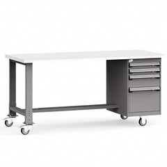 Rousseau Metal - Mobile Work Benches Type: Mobile Workbench Length: 60 (Inch) - Americas Industrial Supply