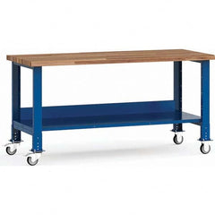 Rousseau Metal - Mobile Work Benches Type: Mobile Workbench Length: 72 (Inch) - Americas Industrial Supply