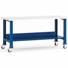 Rousseau Metal - Mobile Work Benches Type: Mobile Workbench Length: 72 (Inch) - Americas Industrial Supply