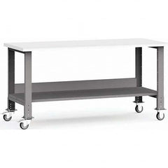 Rousseau Metal - Mobile Work Benches Type: Mobile Workbench Length: 72 (Inch) - Americas Industrial Supply