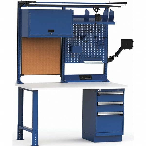 Rousseau Metal - Stationary Workstations Type: Work Center Load Capacity (Lb.): 775 - Americas Industrial Supply