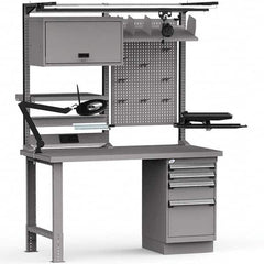 Rousseau Metal - Stationary Workstations Type: Work Center Load Capacity (Lb.): 1100 - Americas Industrial Supply