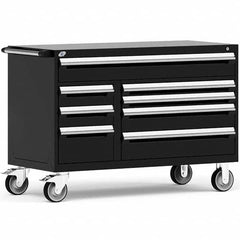 Rousseau Metal - Tool Roller Cabinets Drawers Range: 5 - 10 Drawers Width Range: 48" and Wider - Americas Industrial Supply