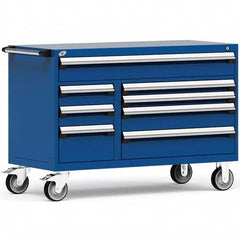 Rousseau Metal - Tool Roller Cabinets Drawers Range: 5 - 10 Drawers Width Range: 48" and Wider - Americas Industrial Supply