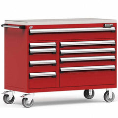 Rousseau Metal - Tool Roller Cabinets Drawers Range: 5 - 10 Drawers Width Range: 48" and Wider - Americas Industrial Supply