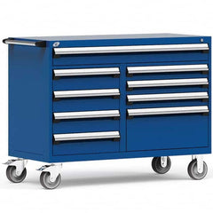 Rousseau Metal - Tool Roller Cabinets Drawers Range: 5 - 10 Drawers Width Range: 48" and Wider - Americas Industrial Supply
