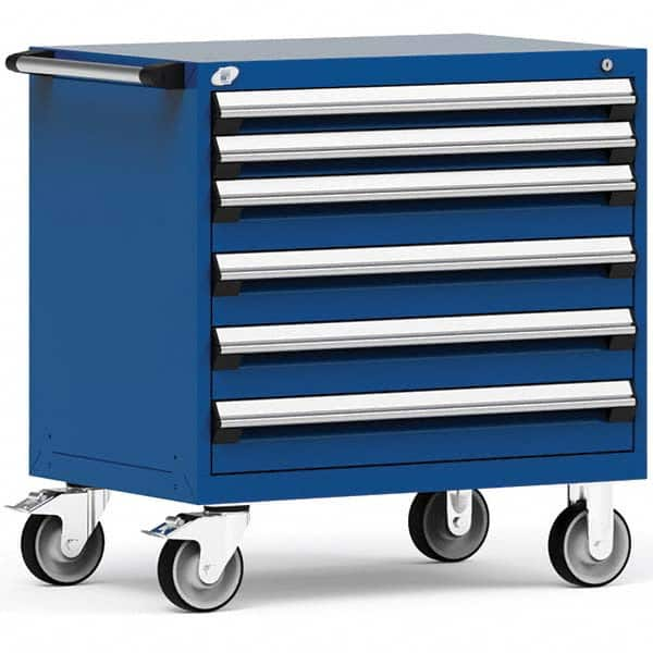 Rousseau Metal - Tool Roller Cabinets Drawers Range: 5 - 10 Drawers Width Range: 36" - 47.9" - Americas Industrial Supply