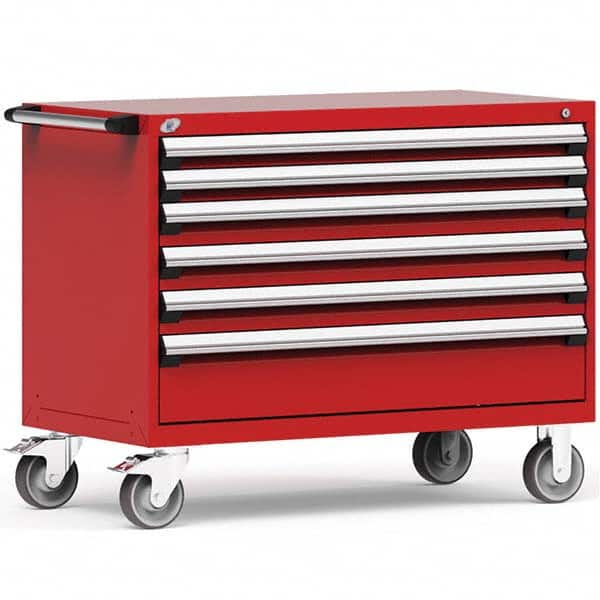 Rousseau Metal - Tool Roller Cabinets Drawers Range: 5 - 10 Drawers Width Range: 48" and Wider - Americas Industrial Supply