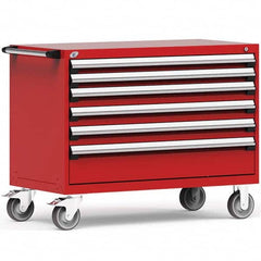 Rousseau Metal - Tool Roller Cabinets Drawers Range: 5 - 10 Drawers Width Range: 48" and Wider - Americas Industrial Supply