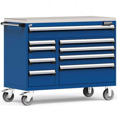 Rousseau Metal - Tool Roller Cabinets Drawers Range: 5 - 10 Drawers Width Range: 48" and Wider - Americas Industrial Supply