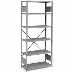 Rousseau Metal - Steel Shelving Type: Shelving Starter or Add-On: Starter - Americas Industrial Supply