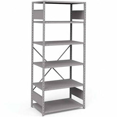 Rousseau Metal - Steel Shelving Type: Shelving Starter or Add-On: Starter - Americas Industrial Supply