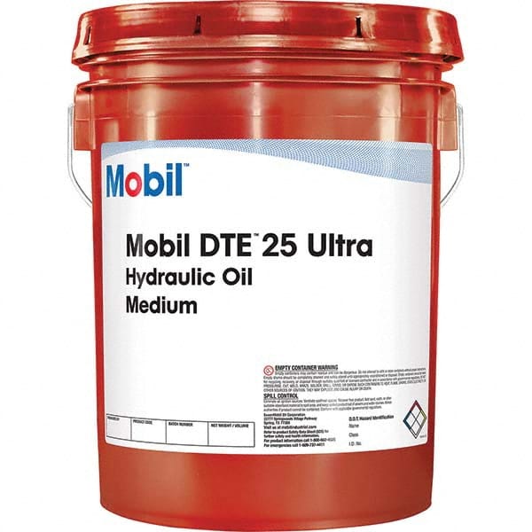 Mobil - 5 Gal Pail Mineral Hydraulic Oil - Americas Industrial Supply