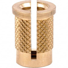 E-Z LOK - Press Fit Threaded Inserts Type: Flanged For Material Type: Plastic - Americas Industrial Supply