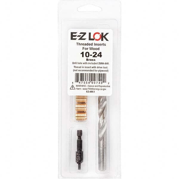 E-Z LOK - Thread Repair Kits Insert Thread Size (Inch): #10-24 Includes Drill: Yes - Americas Industrial Supply