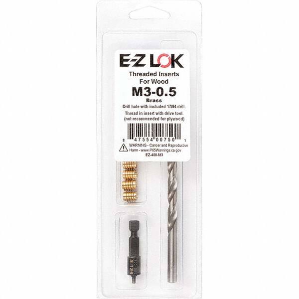 E-Z LOK - Thread Repair Kits Insert Thread Size (mm): M3x0.50 Includes Drill: Yes - Americas Industrial Supply