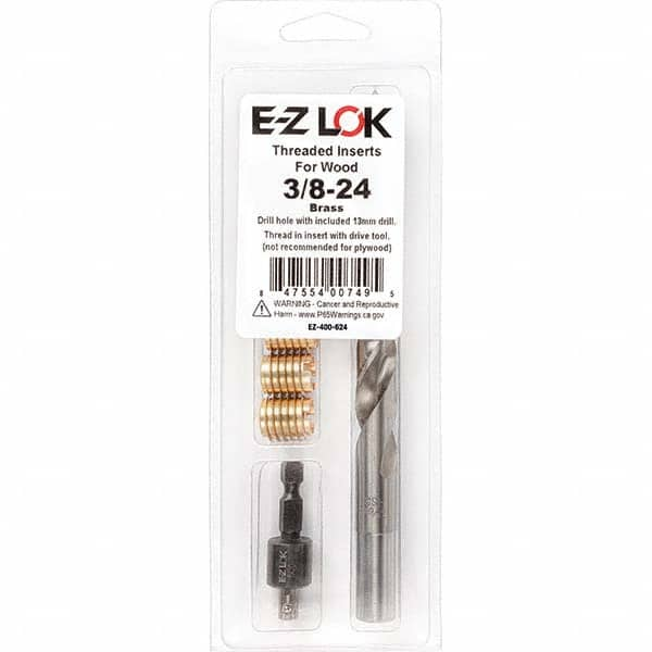 E-Z LOK - Thread Repair Kits Insert Thread Size (Inch): 3/8-24 Includes Drill: Yes - Americas Industrial Supply