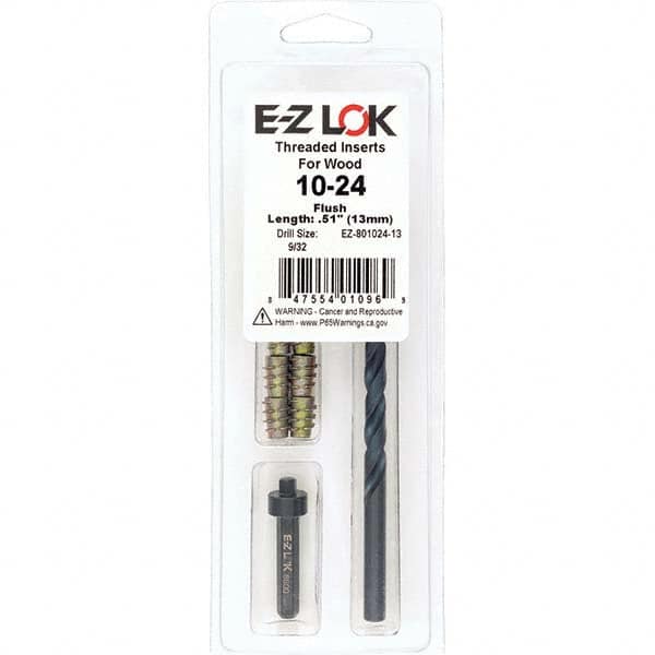 E-Z LOK - Thread Repair Kits Insert Thread Size (Inch): #10-24 Includes Drill: Yes - Americas Industrial Supply