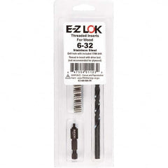 E-Z LOK - Thread Repair Kits Insert Thread Size (Inch): #6-32 Includes Drill: Yes - Americas Industrial Supply