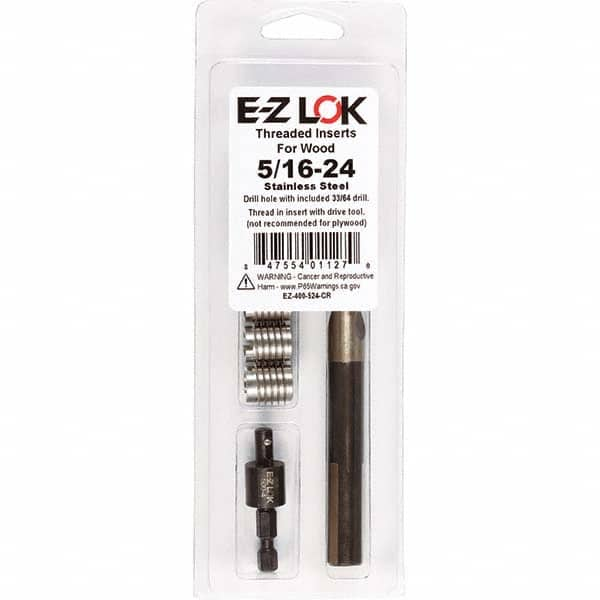 E-Z LOK - Thread Repair Kits Insert Thread Size (Inch): 5/16-24 Includes Drill: Yes - Americas Industrial Supply