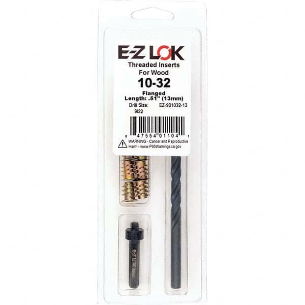 E-Z LOK - Thread Repair Kits Insert Thread Size (Inch): #10-32 Includes Drill: Yes - Americas Industrial Supply