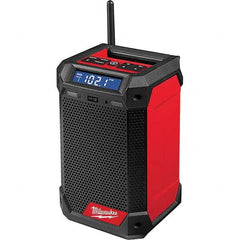 Milwaukee Tool - Job Site Radios Type: Worksite Radio & Charger Height (Decimal Inch): 9.2100 - Americas Industrial Supply