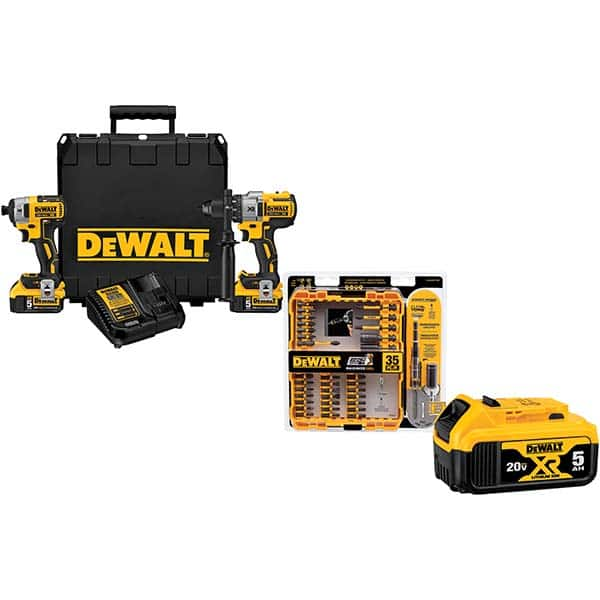 DeWALT - Cordless Tool Combination Kits Voltage: 20 Battery Chemistry: Lithium-Ion - Americas Industrial Supply