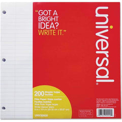 UNIVERSAL - Note Pads, Writing Pads & Notebooks Writing Pads & Notebook Type: Filler Paper Size: 8 x 10-1/2 - Americas Industrial Supply