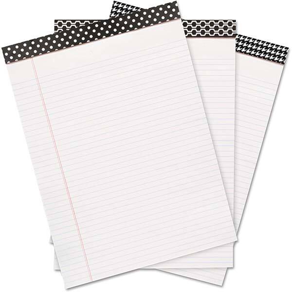UNIVERSAL - Note Pads, Writing Pads & Notebooks Writing Pads & Notebook Type: Writing Pad Size: 8-1/2 x 11 - Americas Industrial Supply
