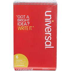 UNIVERSAL - Note Pads, Writing Pads & Notebooks Writing Pads & Notebook Type: Steno Book Size: 6 x 9 - Americas Industrial Supply
