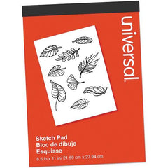 UNIVERSAL - Note Pads, Writing Pads & Notebooks Writing Pads & Notebook Type: Scratch Pad Size: 8-1/2 x 11 - Americas Industrial Supply