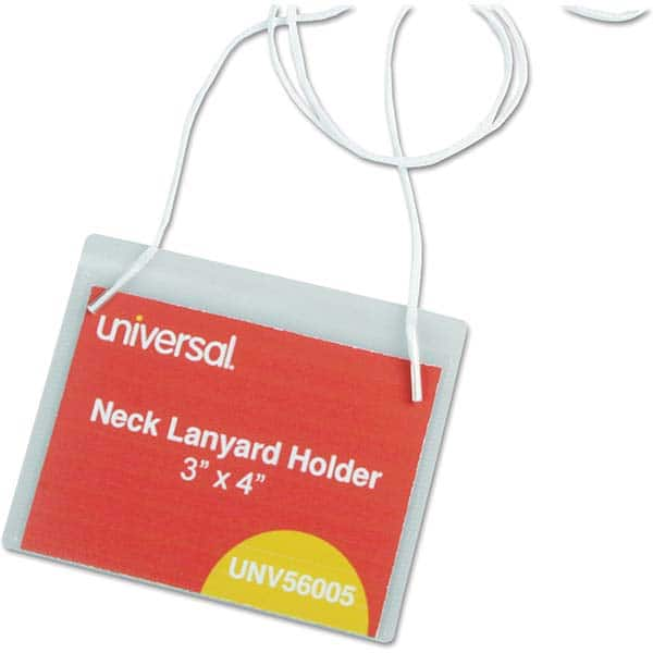 UNIVERSAL - Badge Holders Attachment Type: Hanging Horizontal or Vertical Holder: Horizontal - Americas Industrial Supply