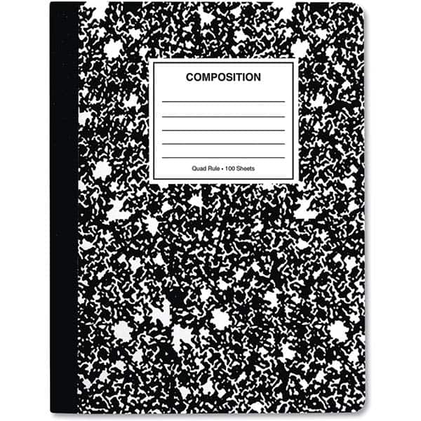 UNIVERSAL - Note Pads, Writing Pads & Notebooks Writing Pads & Notebook Type: Composition Book Size: 9-3/4 x 7-1/2 - Americas Industrial Supply