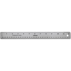 UNIVERSAL - Steel Rules Length (Inch): 12 Material: Stainless Steel - Americas Industrial Supply