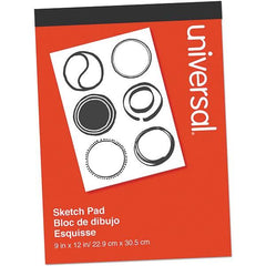 UNIVERSAL - Note Pads, Writing Pads & Notebooks Writing Pads & Notebook Type: Scratch Pad Size: 9 x 12 - Americas Industrial Supply