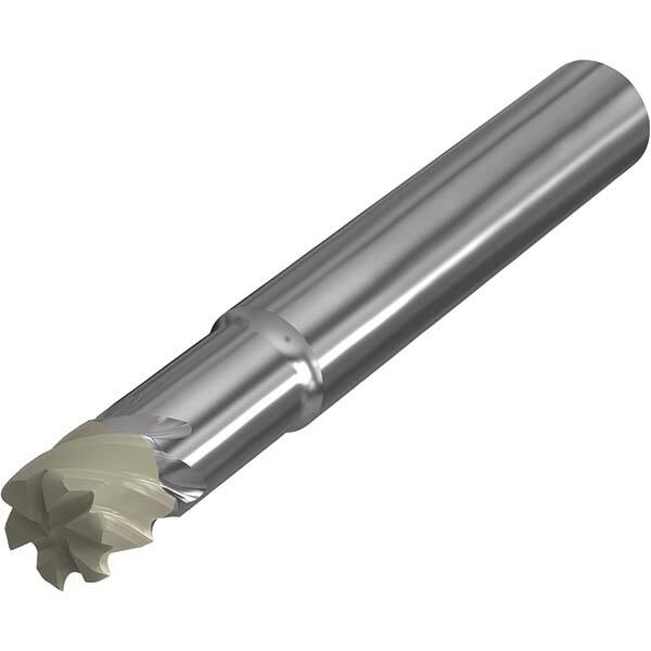 Seco - 11.4mm Diam 6 Flute Ceramic 1.5mm Corner Radius End Mill - Americas Industrial Supply