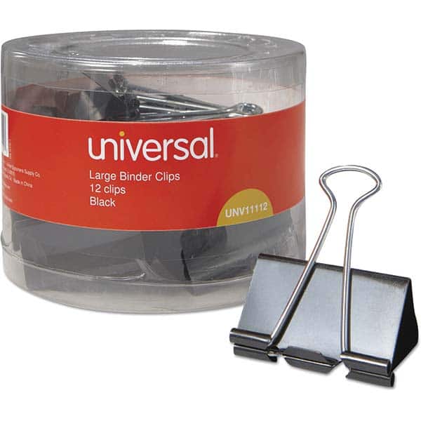 UNIVERSAL - Binder Clips Width (Inch): 2 Binder Type: Binder Clip - Americas Industrial Supply