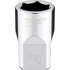 Milwaukee Tool - Hand Sockets Drive Size (Inch): 3/8 Size (mm): 12.0000 - Americas Industrial Supply