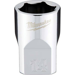 Milwaukee Tool - Hand Sockets Drive Size (Inch): 3/8 Size (mm): 14.0000 - Americas Industrial Supply