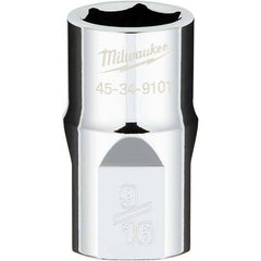 Milwaukee Tool - Hand Sockets Drive Size (Inch): 1/2 Size (Inch): 9/16 - Americas Industrial Supply