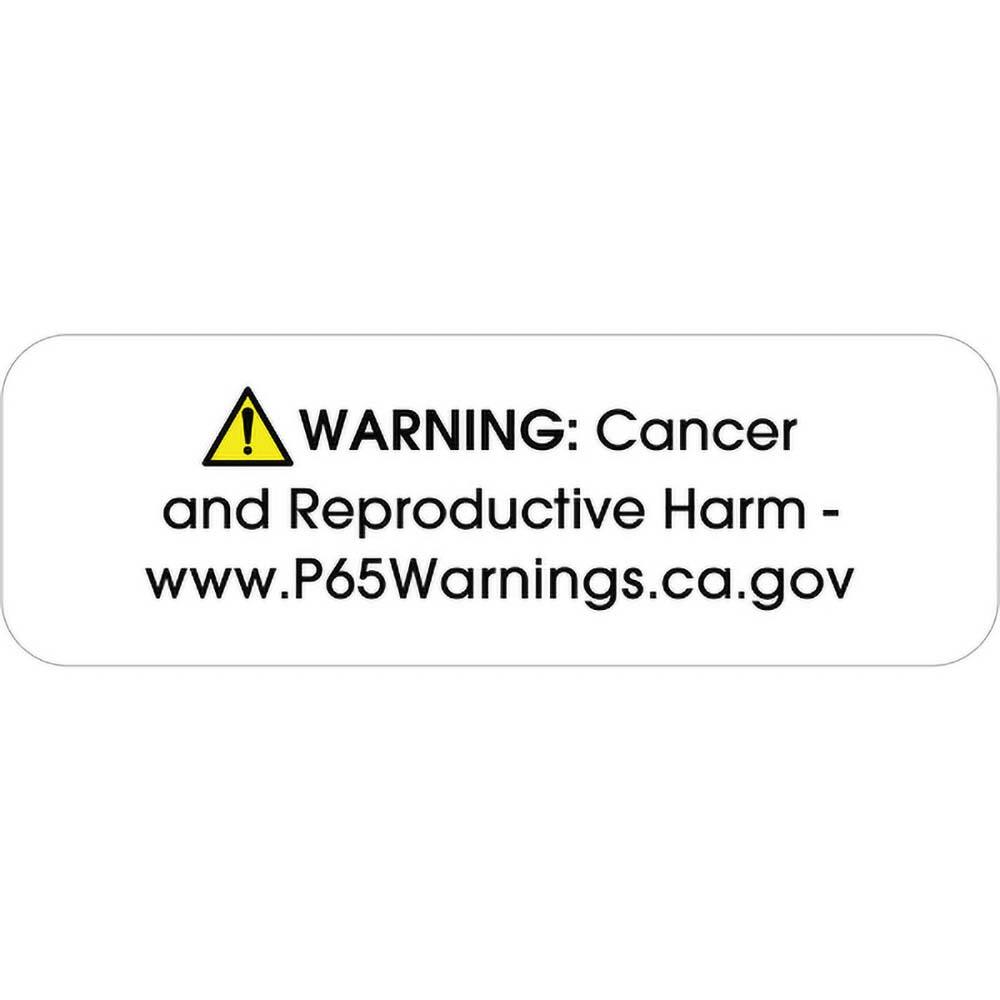Tape Logic - Labels, Ribbons & Tapes Type: Warning Labels Color: White - Americas Industrial Supply