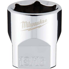 Milwaukee Tool - Hand Sockets Drive Size (Inch): 3/8 Size (Inch): 13/16 - Americas Industrial Supply