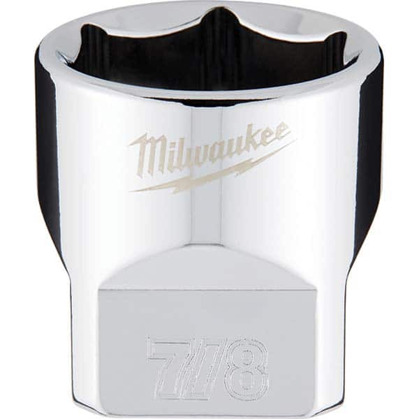 Milwaukee Tool - Hand Sockets Drive Size (Inch): 3/8 Size (Inch): 7/8 - Americas Industrial Supply