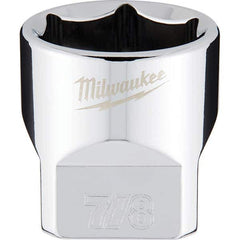 Milwaukee Tool - Hand Sockets Drive Size (Inch): 3/8 Size (Inch): 7/8 - Americas Industrial Supply