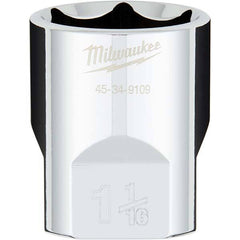 Milwaukee Tool - Hand Sockets Drive Size (Inch): 1/2 Size (Inch): 1-1/16 - Americas Industrial Supply