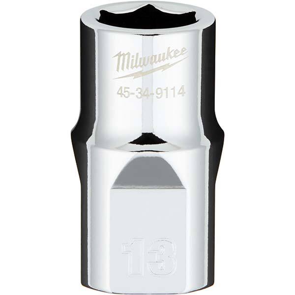 Milwaukee Tool - Hand Sockets Drive Size (Inch): 1/2 Size (mm): 13.0000 - Americas Industrial Supply