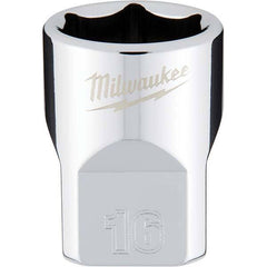 Milwaukee Tool - Hand Sockets Drive Size (Inch): 3/8 Size (mm): 16.0000 - Americas Industrial Supply