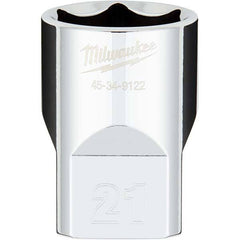 Milwaukee Tool - Hand Sockets Drive Size (Inch): 1/2 Size (mm): 21.0000 - Americas Industrial Supply