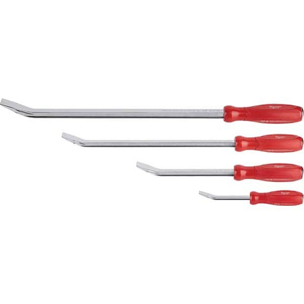 Milwaukee Tool - Pry Bar Sets Type: Pry Bar Set Number of Pieces: 4.000 - Americas Industrial Supply