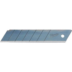 Milwaukee Tool - Knife Blades Type: Snap-Off Blade Material: Carbon Steel - Americas Industrial Supply